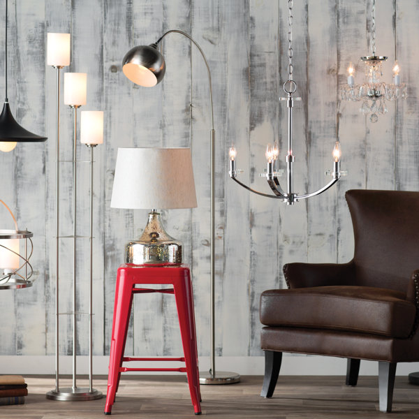 Ivy Bronx Cedarburg 65.5" Arched Floor Lamp & Reviews Wayfair